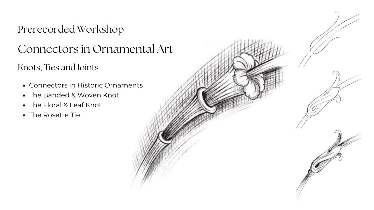 How to Draw Scroll Connectors: Knots and Ties