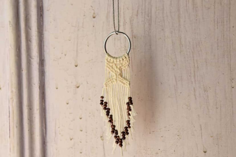 Macrame Necklace@ooshybooshy
