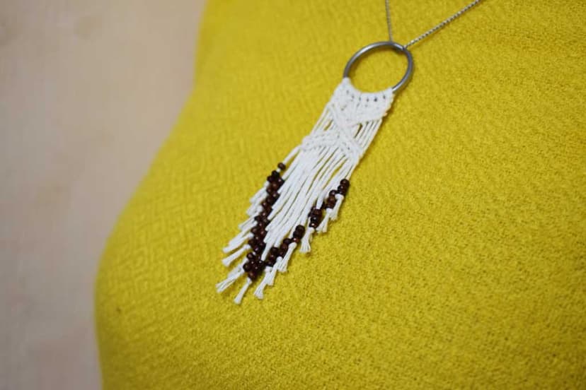 Macrame Necklace@ooshybooshy