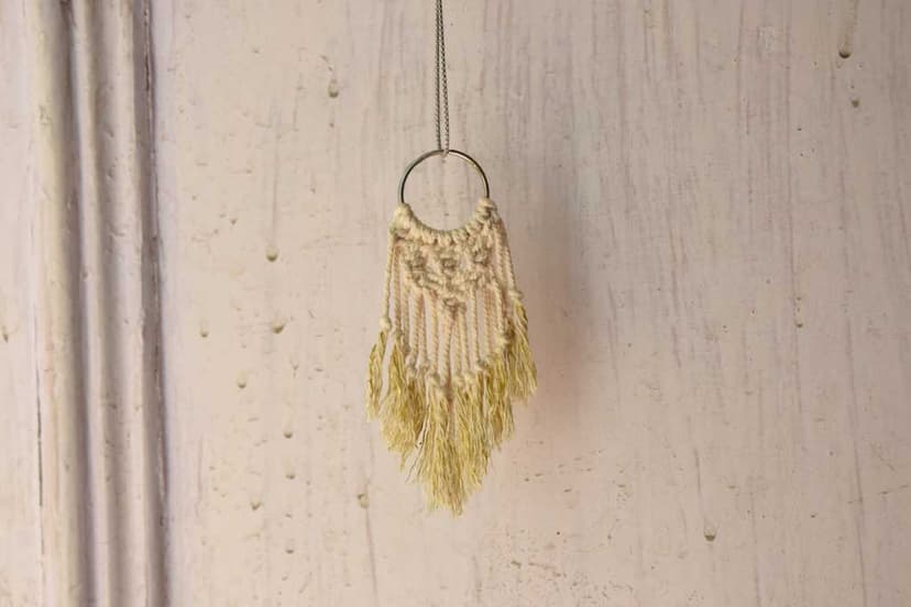 Macrame Necklace@ooshybooshy