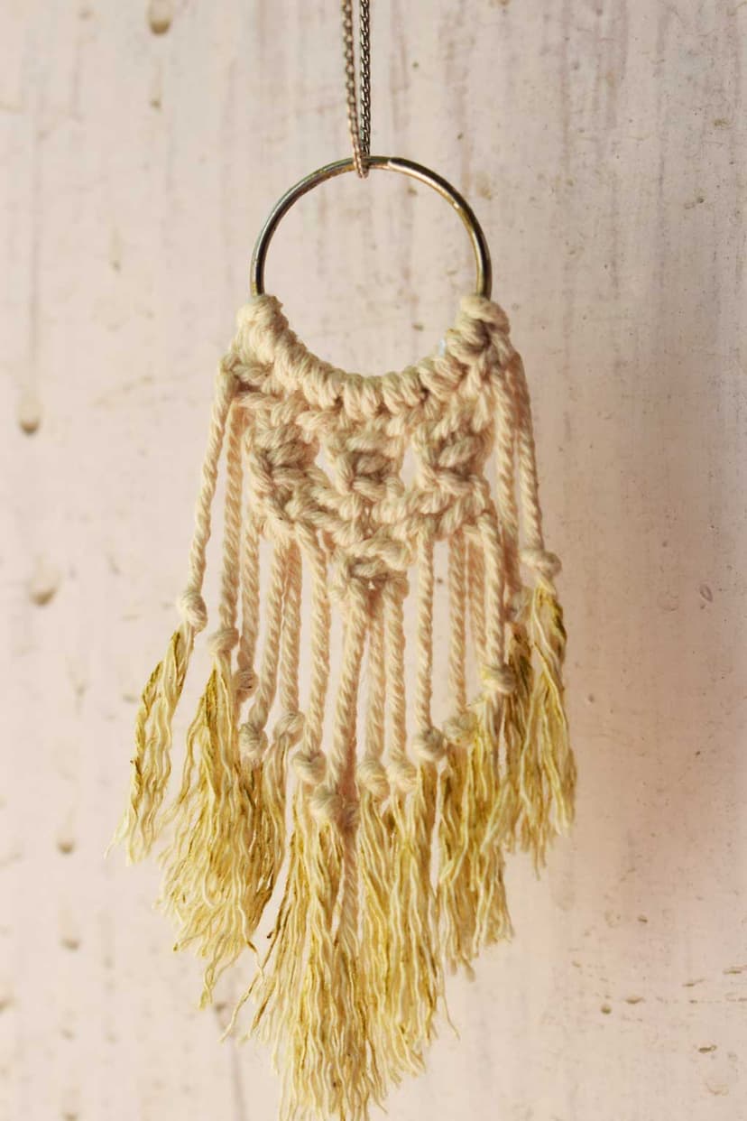 Macrame Necklace@ooshybooshy