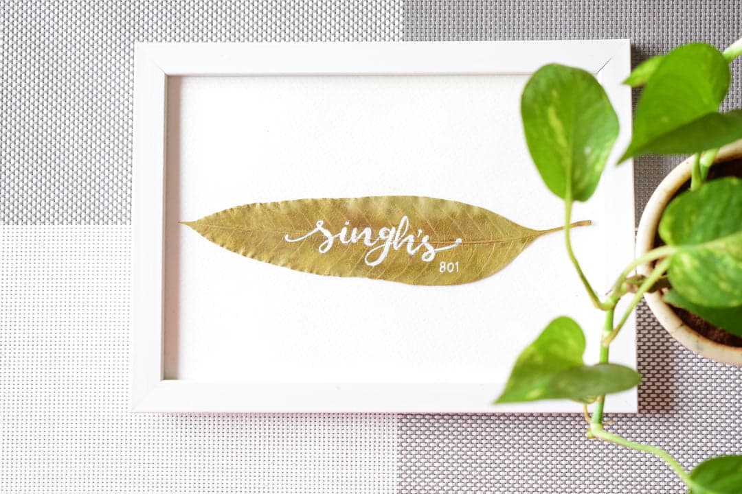 DIY Nameplate