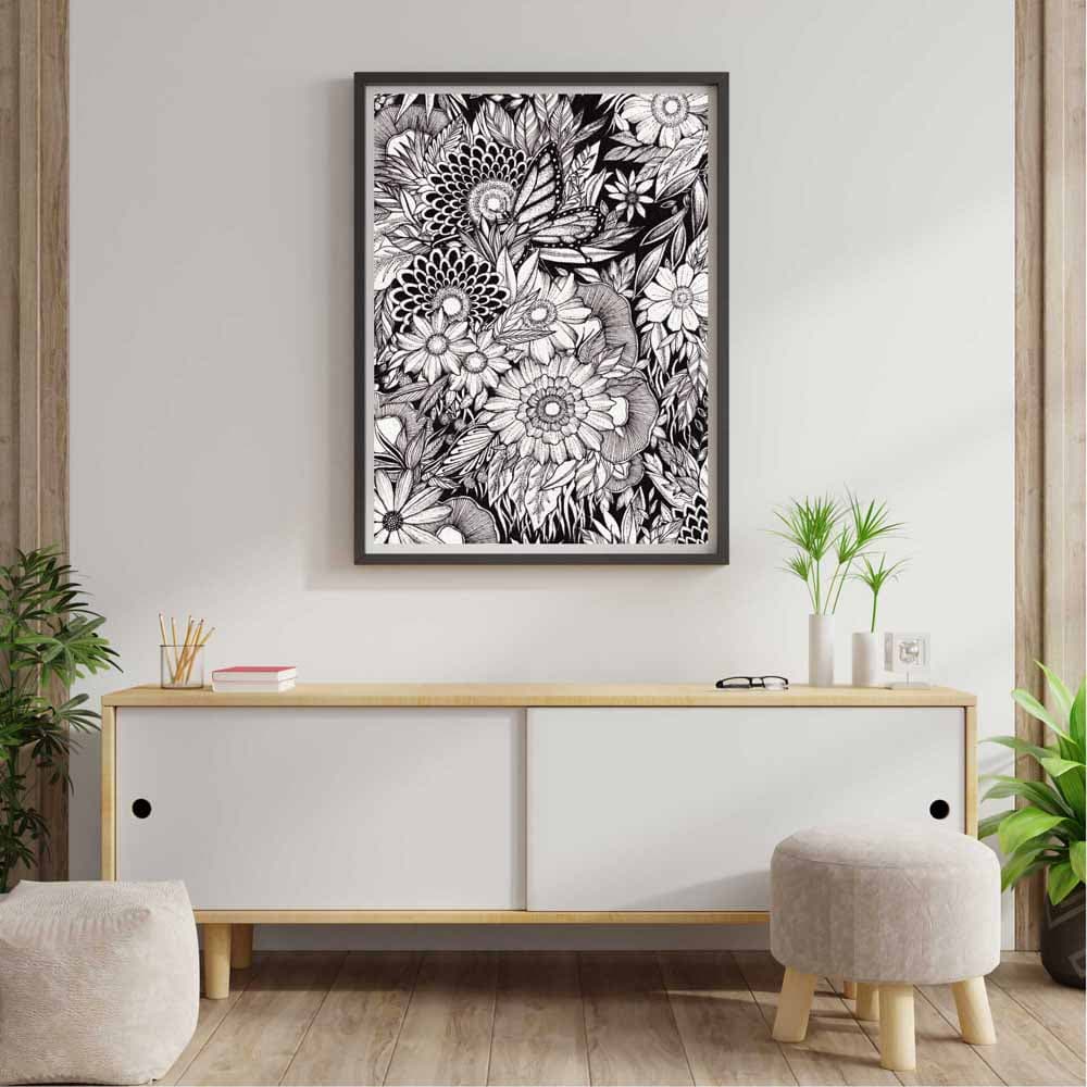 Messy Forest Wall Art