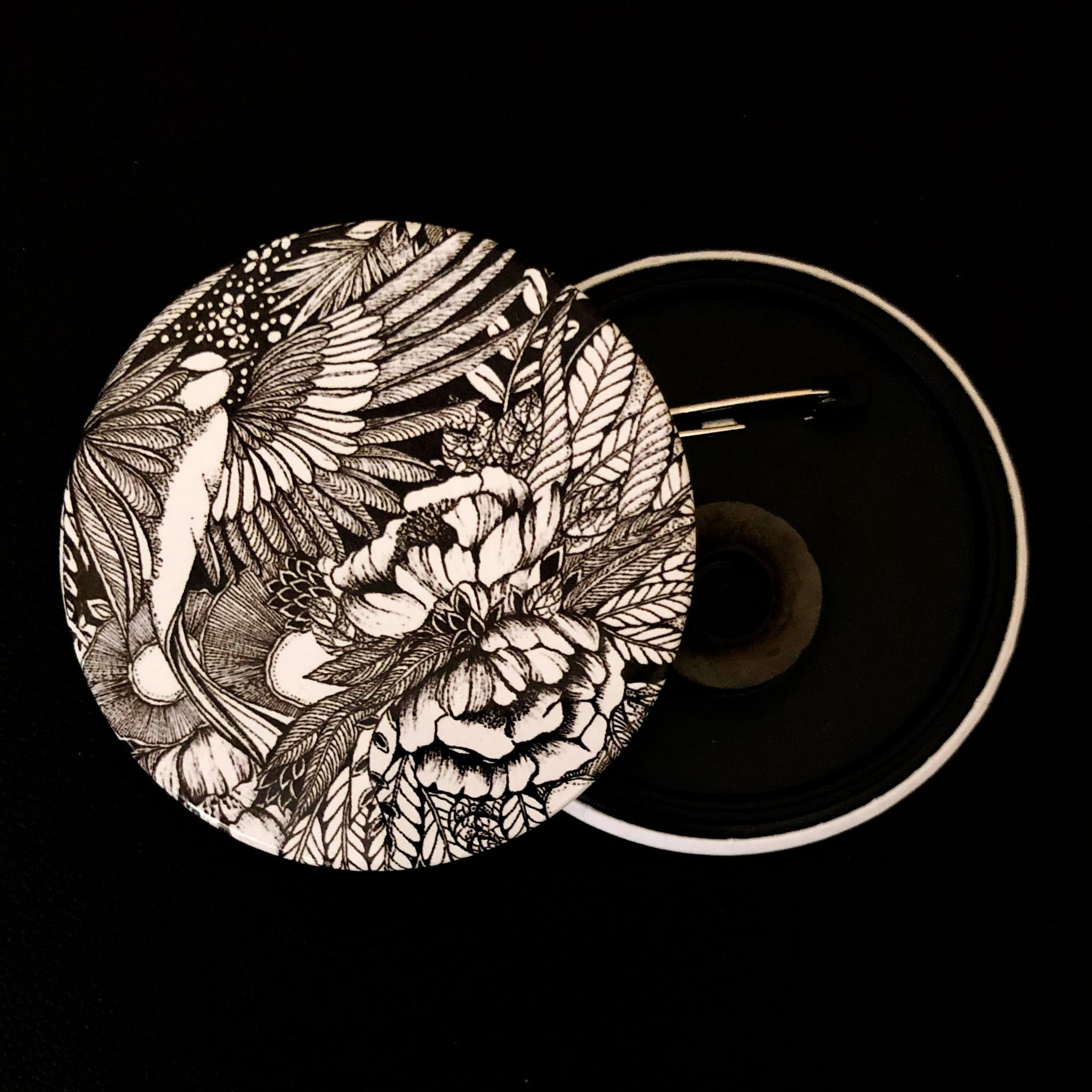 Black Bird Badges
