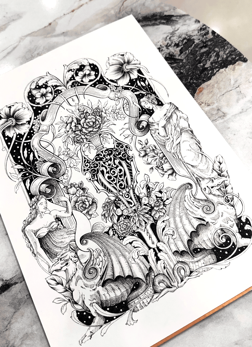 Ornamental Cartouche Artwork