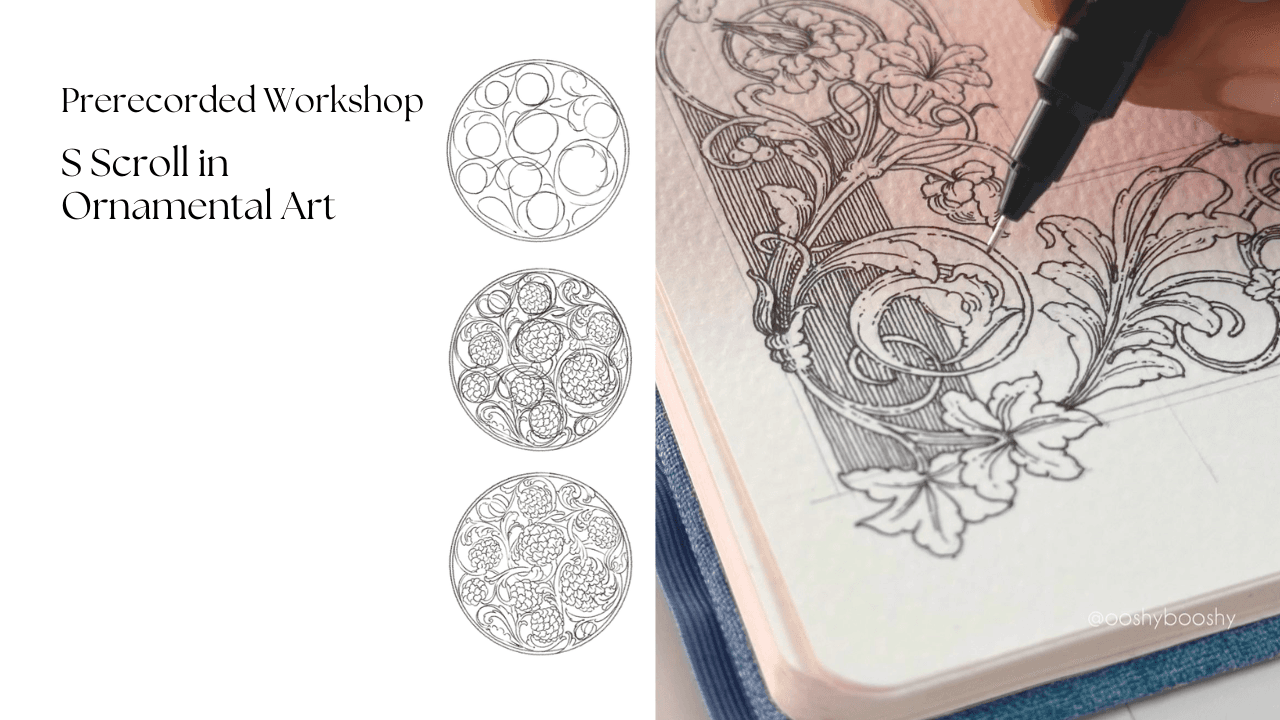 S Scroll in Ornamental Art