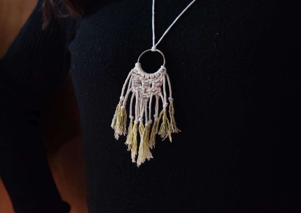 Macrame Necklace@ooshybooshy
