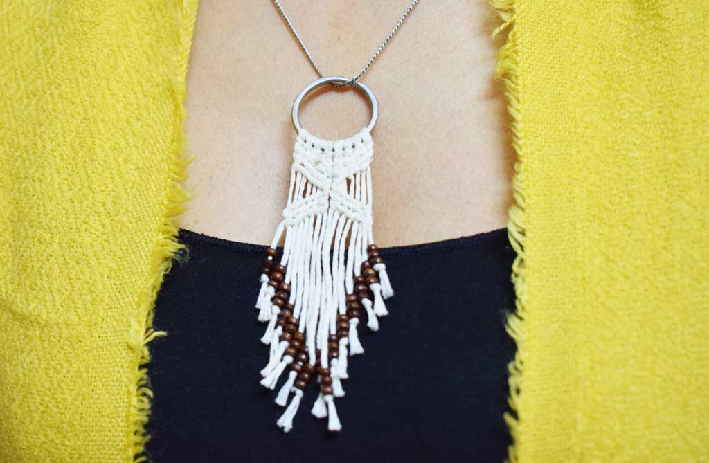 Macrame Necklace@ooshybooshy