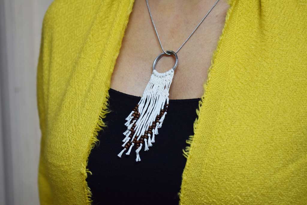 Macrame Necklace@ooshybooshy