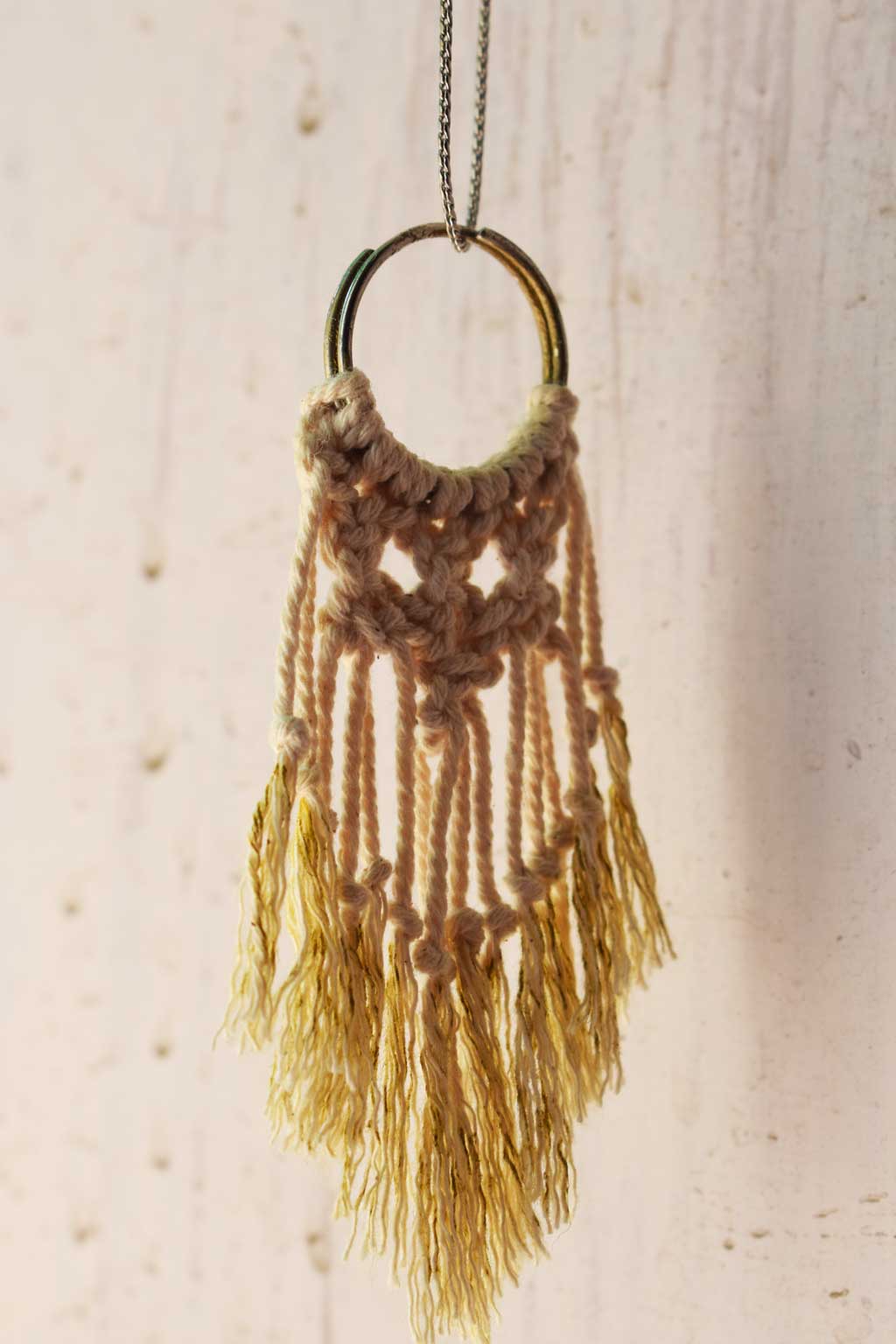 Macrame Necklace@ooshybooshy