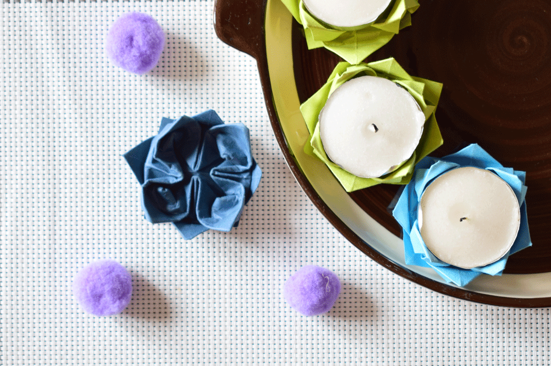 Origami Diya1