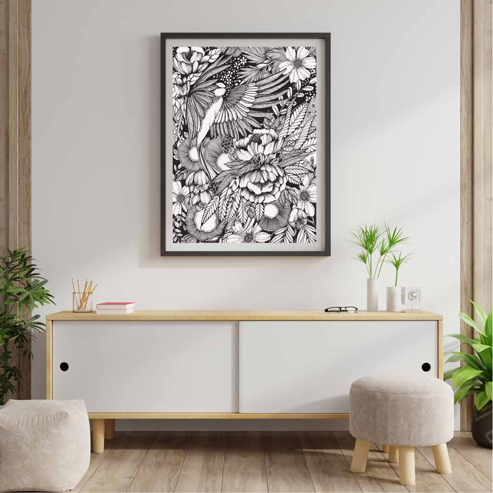 Black Bird Wall Art