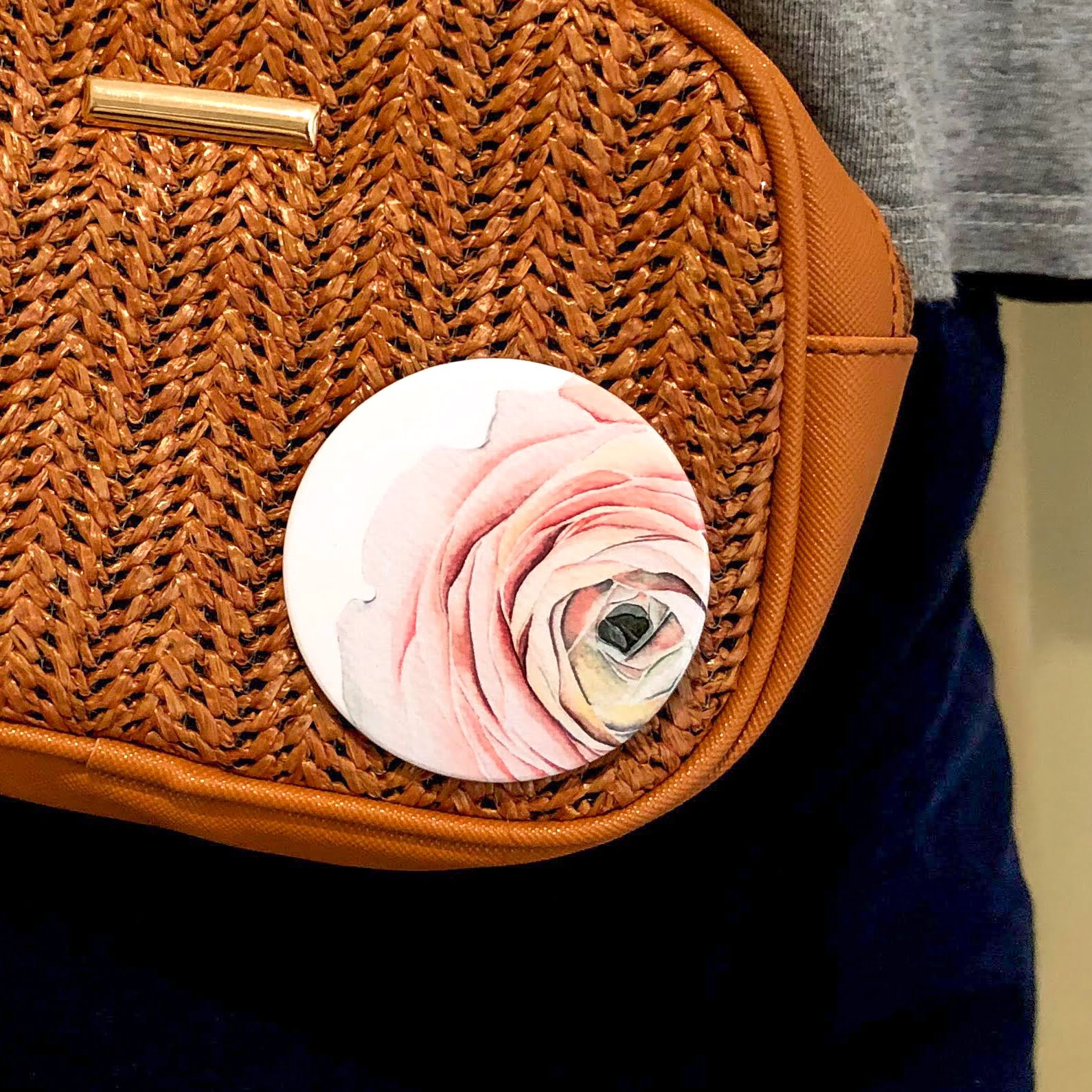 Peach Bloom Badges - Image 2