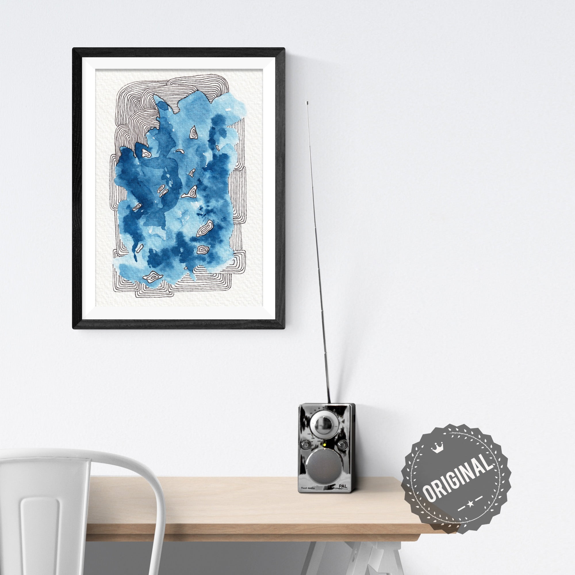 Blue Abstract 2 - Image 2