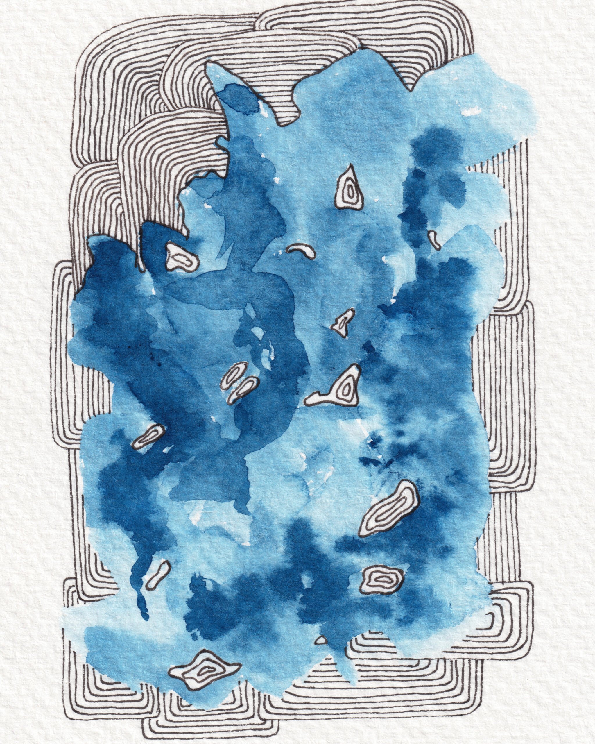 Blue Abstract 2 - Image 3