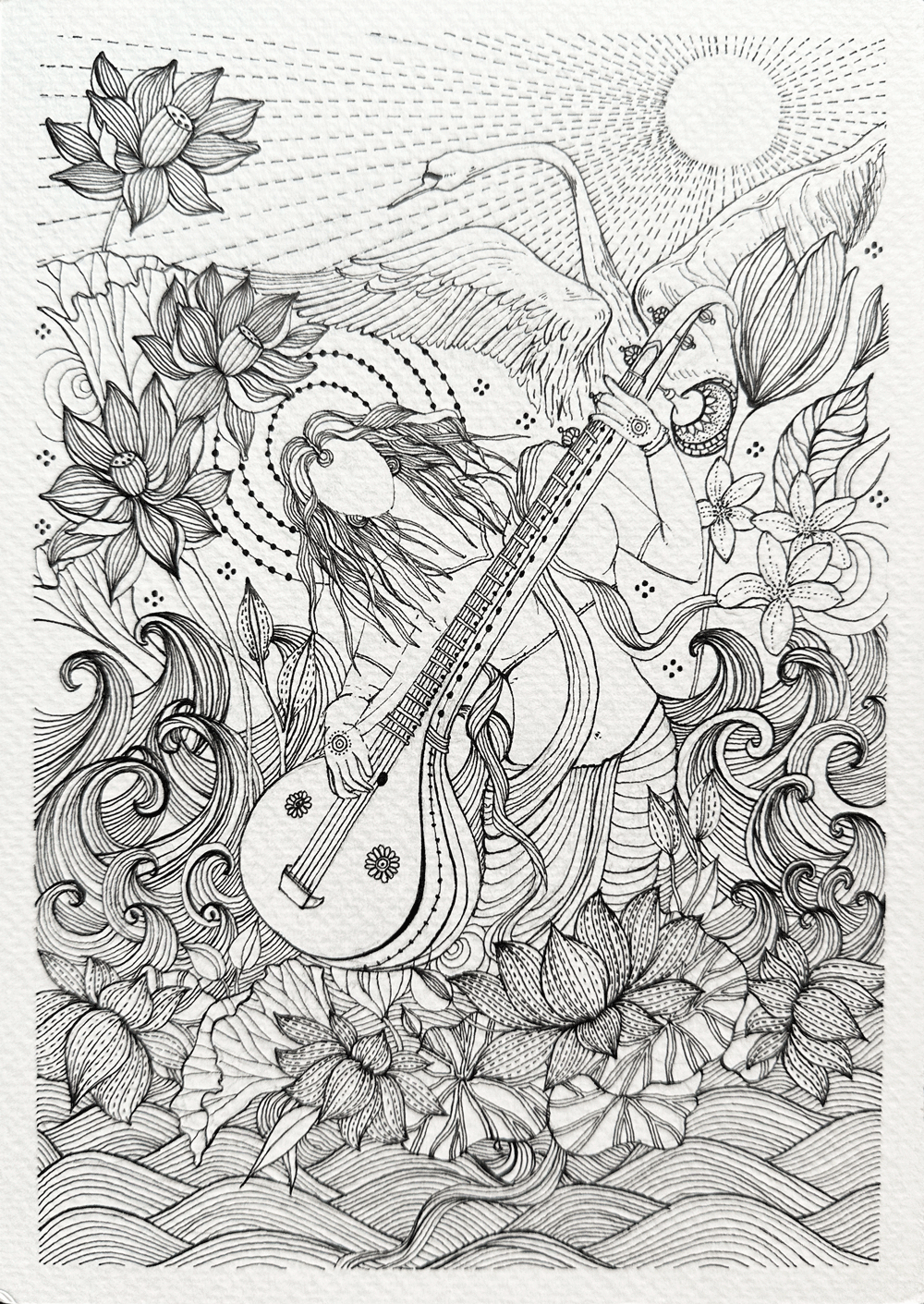 Sarasvati Ma Art