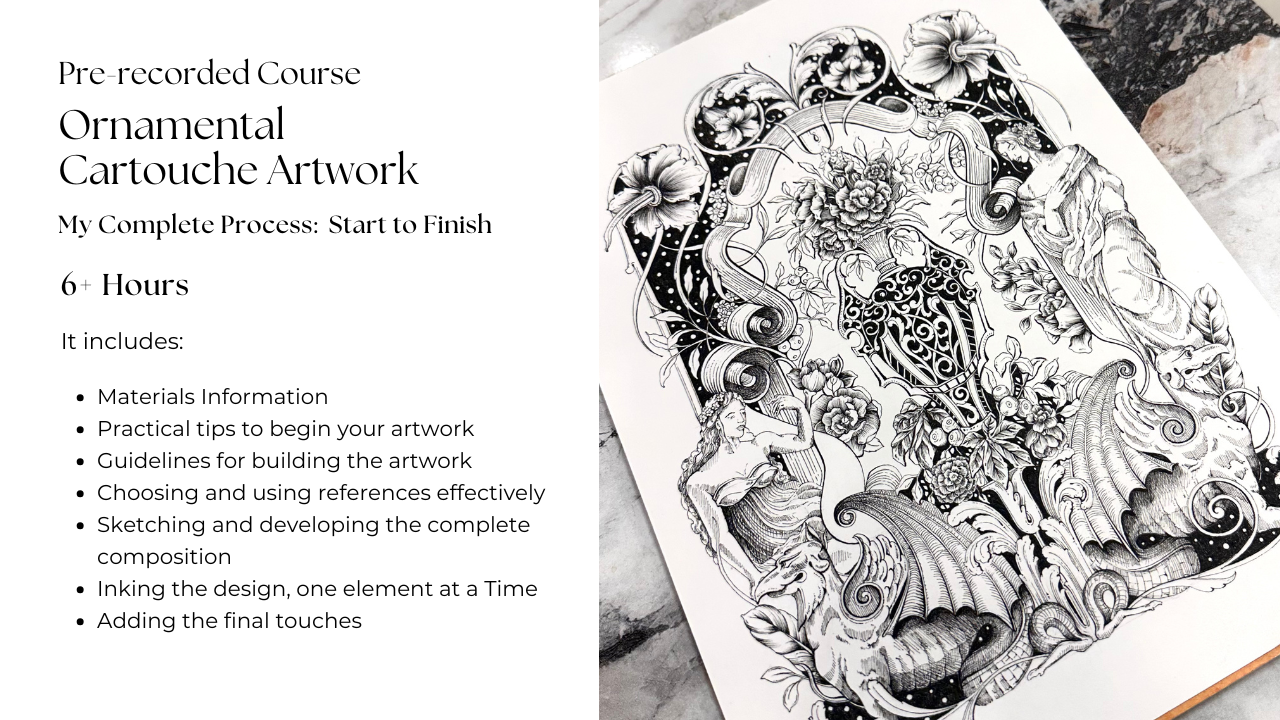 Ornamental Cartouche Artwork