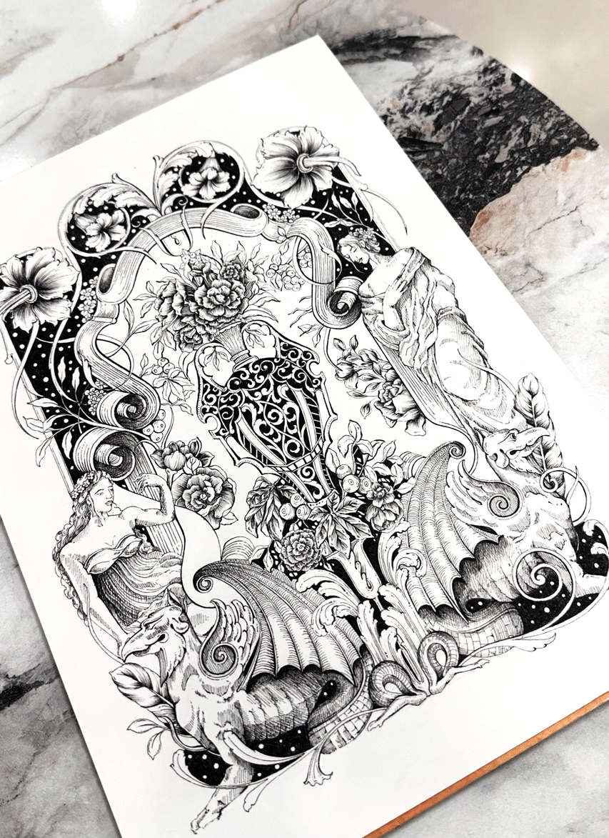 Ornamental Cartouche Artwork