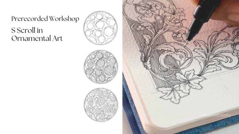 LIVE RECORDING – S SCROLL IN ORNAMENTAL ART